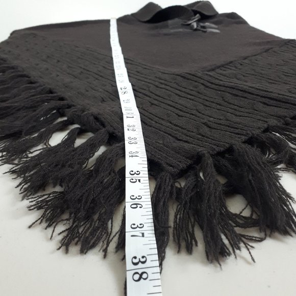 Tweeds Brown Wool Poncho - Picture 5 of 12